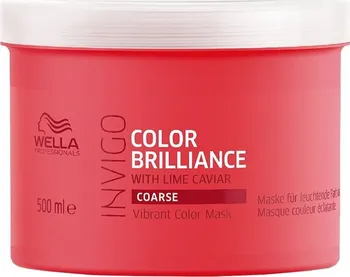 Vlasová regenerace Wella Professional Invigo Color Brilliance Coarse Vibrant Color Mask maska pro hrubé barvené vlasy 500 ml
