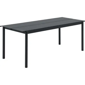 Zahradní stůl Muuto Stůl Linear Steel Table 200 cm, black