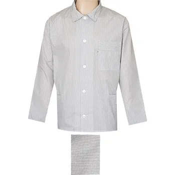 Pánské pyžamo Pánský Pyžamový Kabátek Popelín FOLTÝN PPKP04 Velikost: 5XL, Materiál: Košilovina-popelín