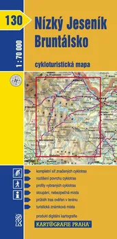 Nízký Jeseník, Bruntálsko: cyklomapa č. 130 1:70 000 - Kartografie Praha (2008)