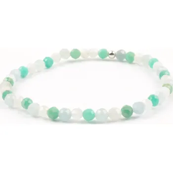 Náramek Moni dámský náramek amazonit akvamarín měsíční kámen