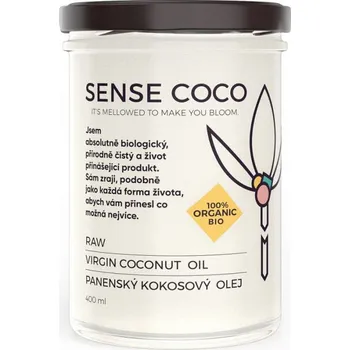 Rostlinný olej Sense Coco RAW Kokosový olej BIO 400 ml