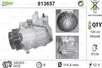 Kompresor klimatizace Valeo Remanufactured 813657