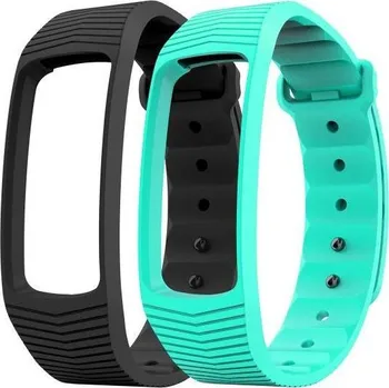 Příslušenství k fitness náramku Evolveo Fitband B3 náhradní pásky černá a tyrkysová