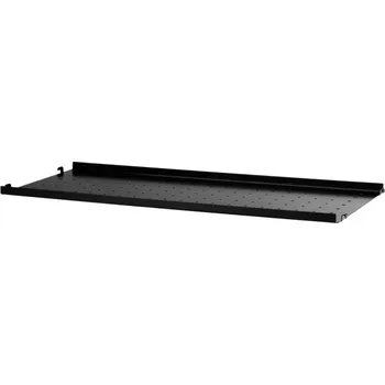 police String Police String Metal Shelf Low Edge 78 x 30, black