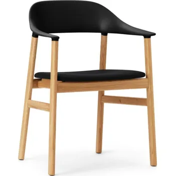 Jídelní židle Normann Copenhagen Židle Herit Armchair Oak čalouněná, black