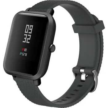 eses Silikonový řemínek 20 mm - Velikost S, vzorovaný šedý