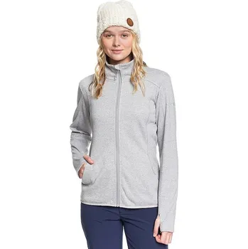 Dámské oblečení mikina Roxy Harmony Shimmer Zip - SJEH/Heather Gray L
