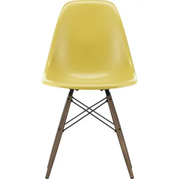 Jídelní židle Vitra Židle Eames Fiberglass DSW, ochre light/dark maple