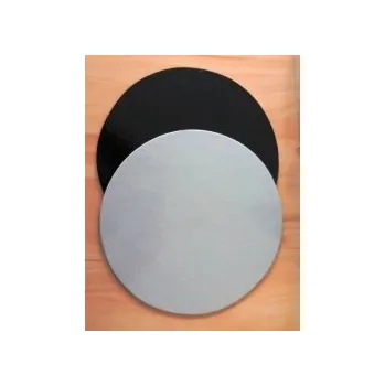 Dortová podložka kruh - BÍLO - ČERNÁ / 35 cm