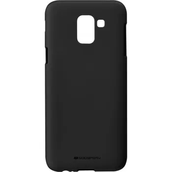 Pouzdro na mobilní telefon MERCURY: Pouzdro/kryt pro Samsung Galaxy J6(2018) J600F-Mercury, Soft Feeling Black