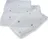 Soft Cotton Micro Love sada ručníků a osušky 75 x 150,  30 x 50 cm, 50 x 100 cm , bílá/modrá srdíčka