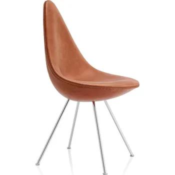 Jídelní židle Fritz Hansen Židle Drop™, Grace leather