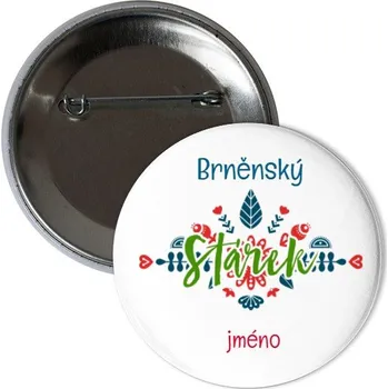 Odznáček s potiskem Odznáček stárek