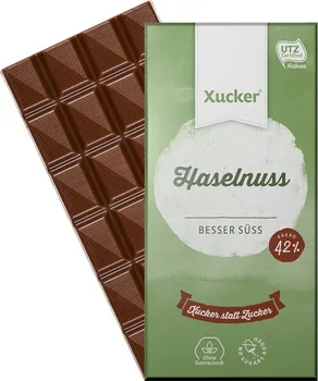 Čokoláda Xucker čokoláda Xukkolade mléčná s lískovými oříšky 80 g