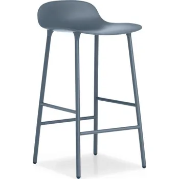 Barová židle Normann Copenhagen Barová židle Form 65 cm, blue/steel