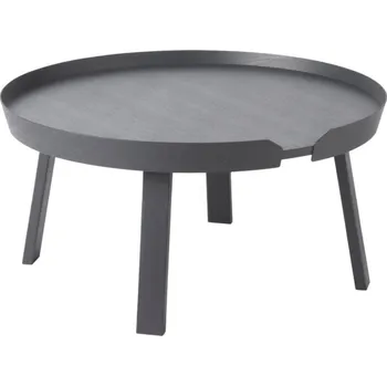 Konferenční stolek Muuto Stolek Around Coffee L, antracit