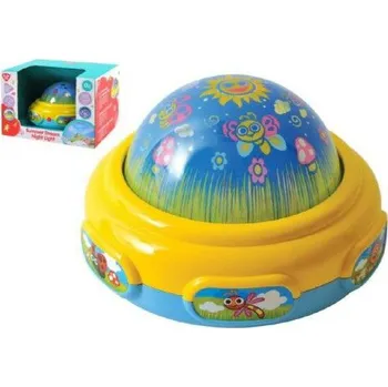 Dětské svítidlo Teddies Baby Promítačka na zeď 15 cm se světlem a zvukem