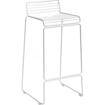 HAY Barová stolička Hee Bar Stool high, white