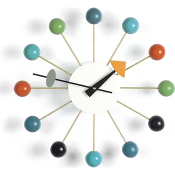 Hodiny Vitra Hodiny Ball Clock, multicolor