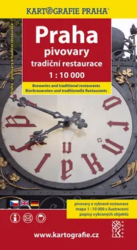 Praha: Pivovary a tradiční restaurace 1:10 000 - Kartografie Praha (2010, mapa)