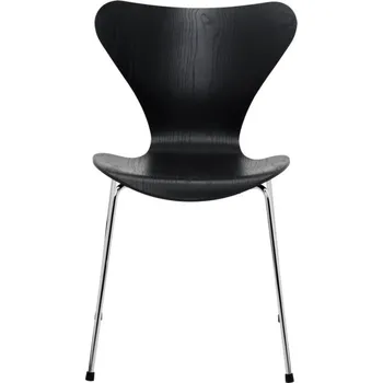 Jídelní židle Fritz Hansen Židle Series 7™, black / chrom