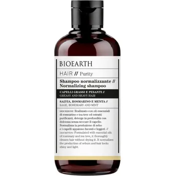 Šampon BIOEARTH Šampon pro těžké a rychle se mastící vlasy 250ml