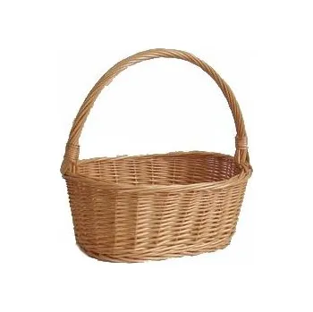 Proutěný košík ovocný ovál větší