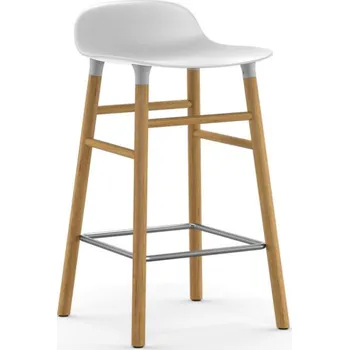 Barová židle Normann Copenhagen Barová židle Form 65 cm, white/oak