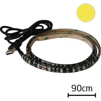 LED páska USB LED PÁSEK 90cm - TEPLÁ BÍLÁ
