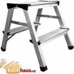 ALDOTRADE Schůdky oboustranné PROFI Al 2x2 - 150 kg