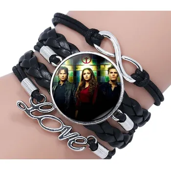 Náramek Náramek The Vampire Diaries (Upíří deníky) - Elena, Damon a Stefan (2) - čn