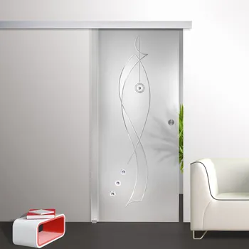 Interiérové dveře Glasdesign Magnum skleněné posuvné dveře 775 x 2050 mm