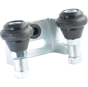 Horní náběh posuvné brány, 80 mm, 2 rolny, pogumované