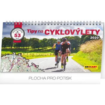 Kalendář Presco Group Tipy na cyklovýlety stolní kalendář 2020