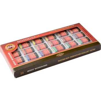 Vodová barva Koh-I-Noor Akvarelové barvy Mondeluz 24 ks