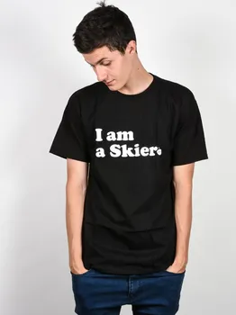 Pánské tričko Line Skier Forever černé