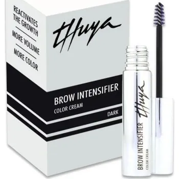 Barva na řasy a obočí Thuya Brown Intensifier Color Cream Dark - Krém na obočí tmavě hnědý 4 ml