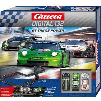 autodráha Carrera D132 30007 GT Triple Power
