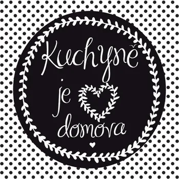 Obraz Bohemia Gifts Dekorační obraz na zavěšení 30 x 30 cm - Kuchyně