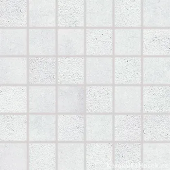 Dlažba Rako Cemento DDM06660 mozaika, světle šedá, 30 x 30 x 1 cm