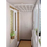 Stropní sušák na prádlo PROPER PRO 6 x 100cm (Stropní sušák na sušení prádla 6 tyčí 100cm vytahovací)