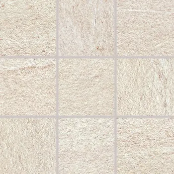 Dlažba RAKO Quarzit DAR12735, dlažba, béžová, reliéfní, 10 x 10 x 1 cm