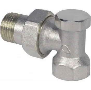 Ventil Šroubení radiátorové rohové DN 15 - 1/2" regulační, uzavírací