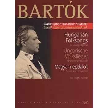 Bartók Béla: HUNGARIAN FOLKSONGS / housle a klavír