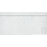 Rako Cemento DCPSE660 schodovka, světle šedá, kalibrovaná, 30 x 60 x 1 cm