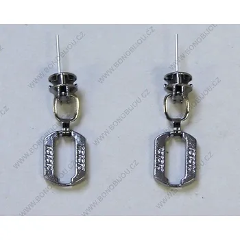 Náušnice Náušnice Zip 2ks