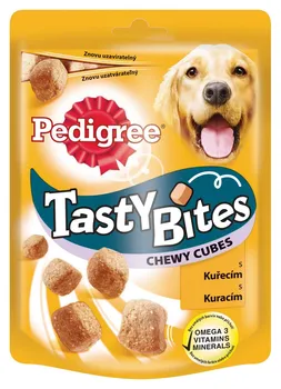 Pamlsek pro psa Pedigree Tasty Bites Chewy Cubes 130 g