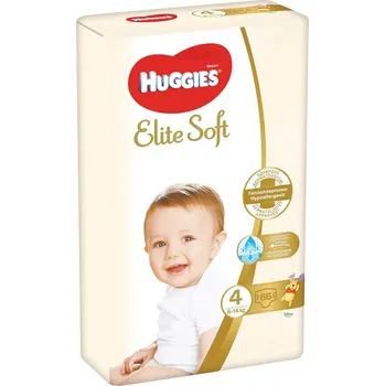 jednorázová plena Huggies Elite Soft 4 8-14 kg, 66 ks