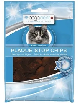 Pamlsek pro kočku Bogar Bogadent Plaque Stop Chips kočka 50 g